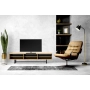 Szafka RTV-64 Drewno Lite Dąb Loft Lakier Rozmiary od 100 cm do 200 cm PREMIUM